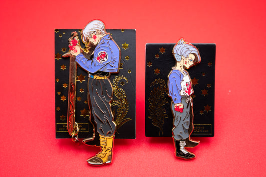 LIMITED EDITION Future Trunks 2-piece Enamel Pin Set